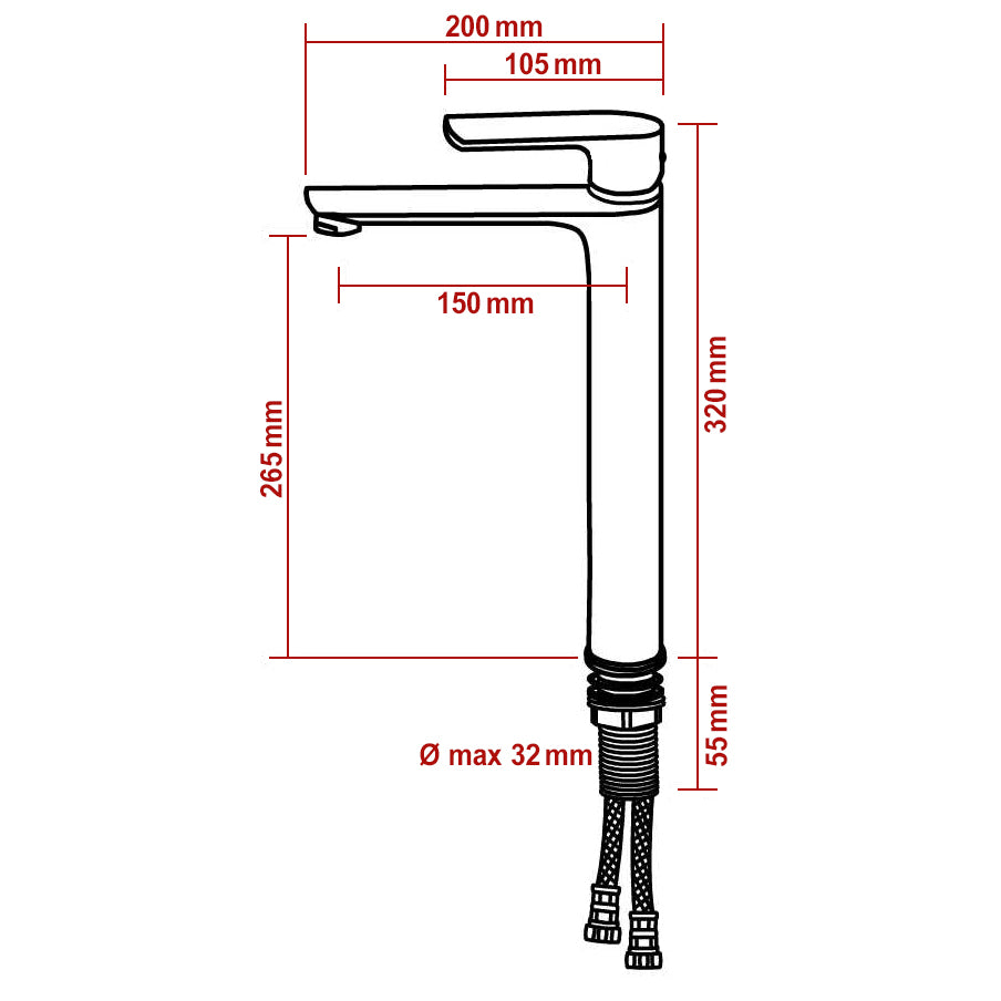 Bateria umywalkowa 4025CW