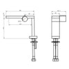 Designerska bateria umywalkowa bateria łazienkowa NT3110G